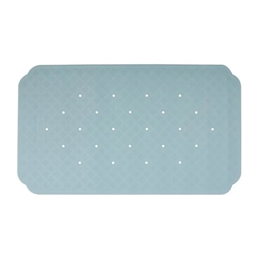 Tapis Fond de baignoire Caoutchouc RUBY 70x40cm Bleu Froid Spirella