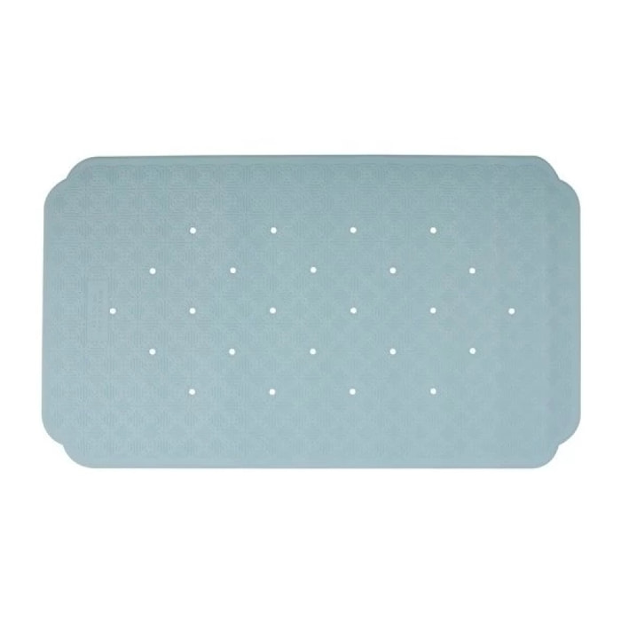 Tapis Fond de baignoire Caoutchouc RUBY 70x40cm Bleu Froid Spirella