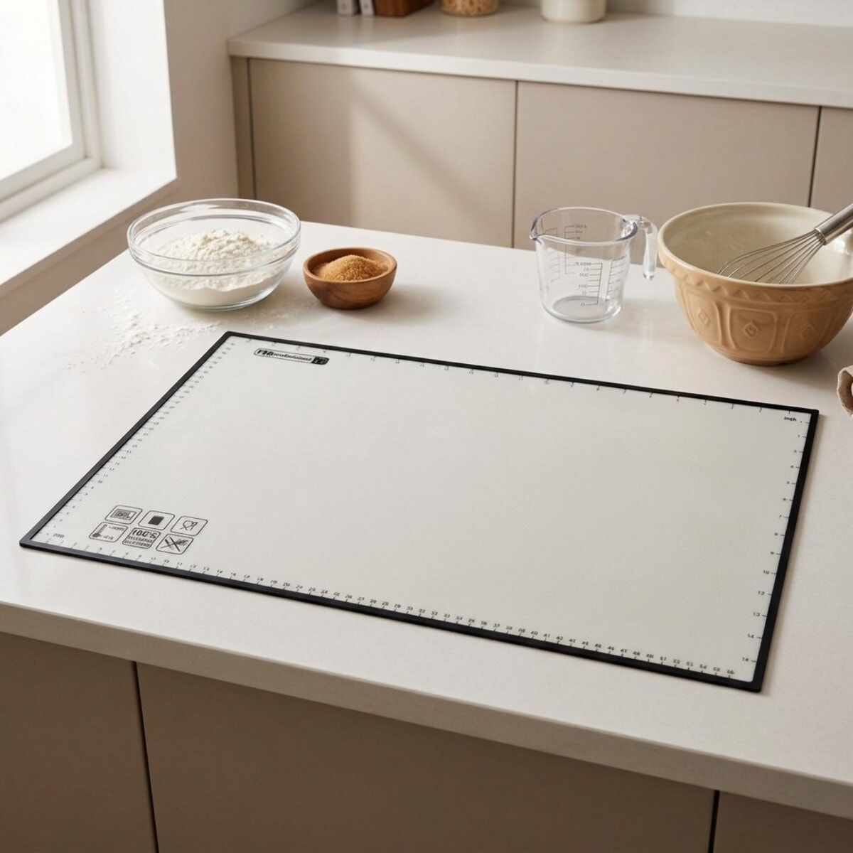 Papier de cuisson en silicone réemployable 39 x 59 cm FM Professional
