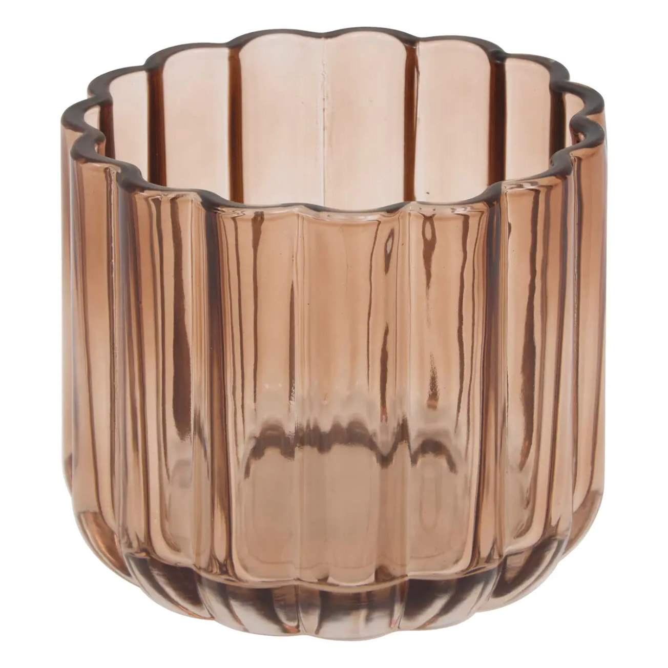 Pot à coton Florea ambre