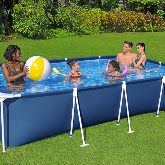 Bestway Piscine hors sol - Rectangulaire - Steel Pro - 400 x 211 x 81 cm