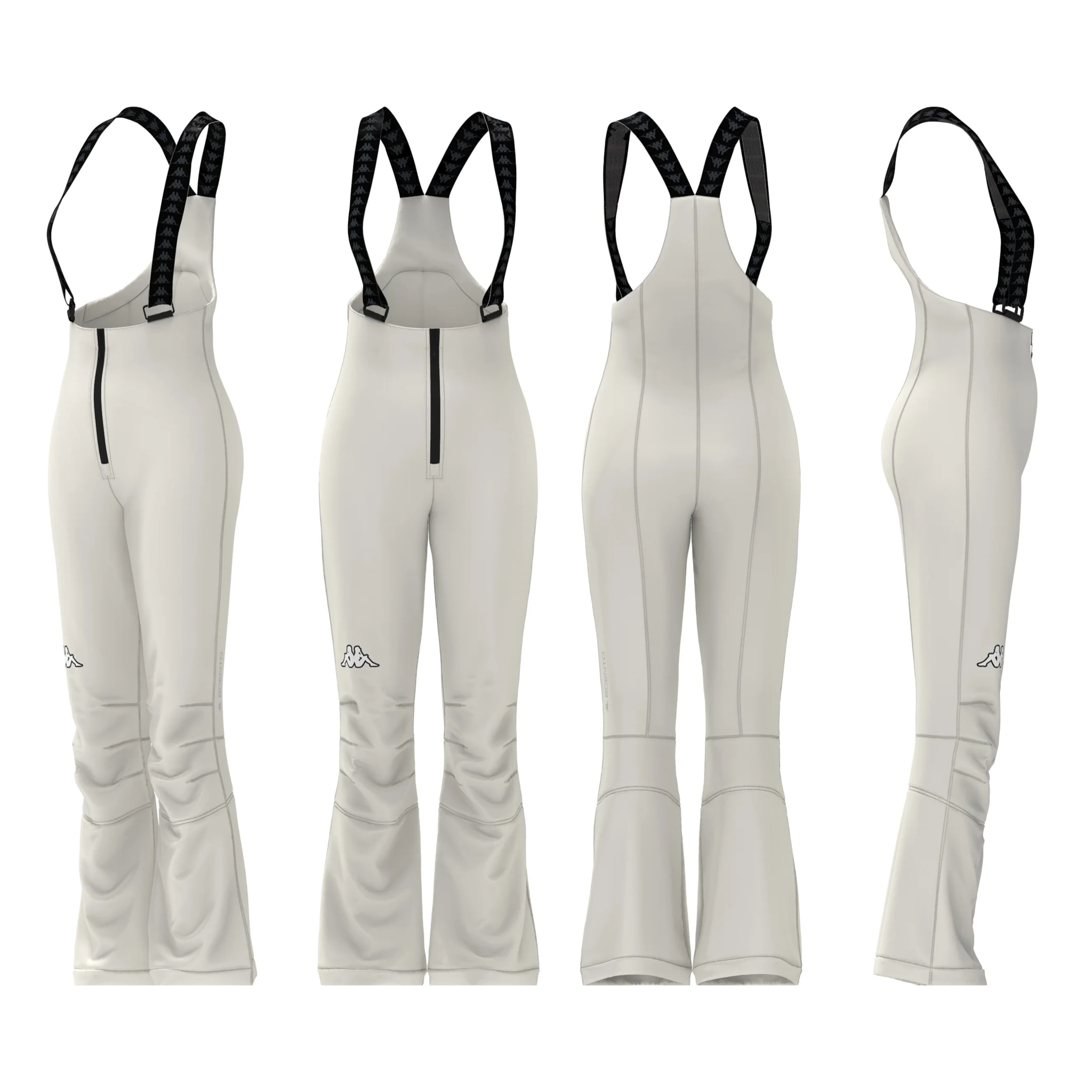 Pantaloni Kappa Donna 8Cento 846 Bianco