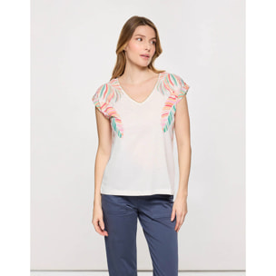 Camiseta Manga Corta Multicolor - Borda