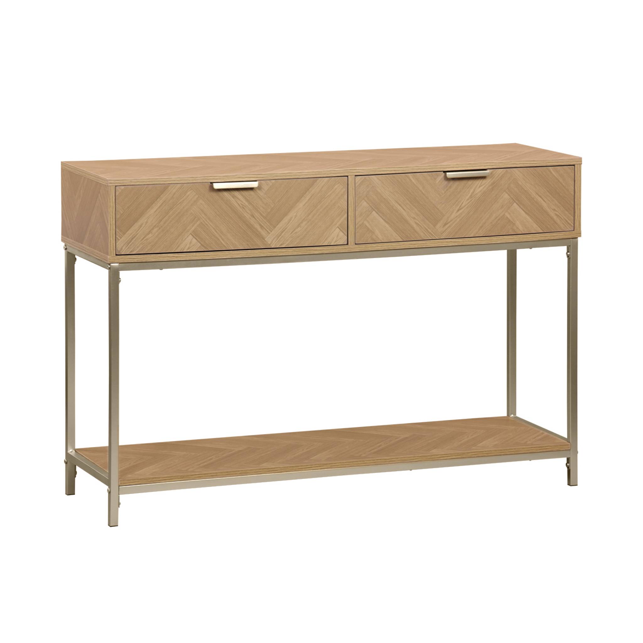 Console. Budapest. deux tiroirs. une étagère. L 110 x l 35 x H 75cm