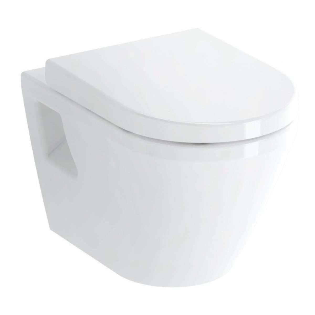 Pack WC Bati-support Geberit extra-plat UP720 + WC suspendu Vitra integra + Abattant softclose + Plaque chrome (SLIM-Integra-N)