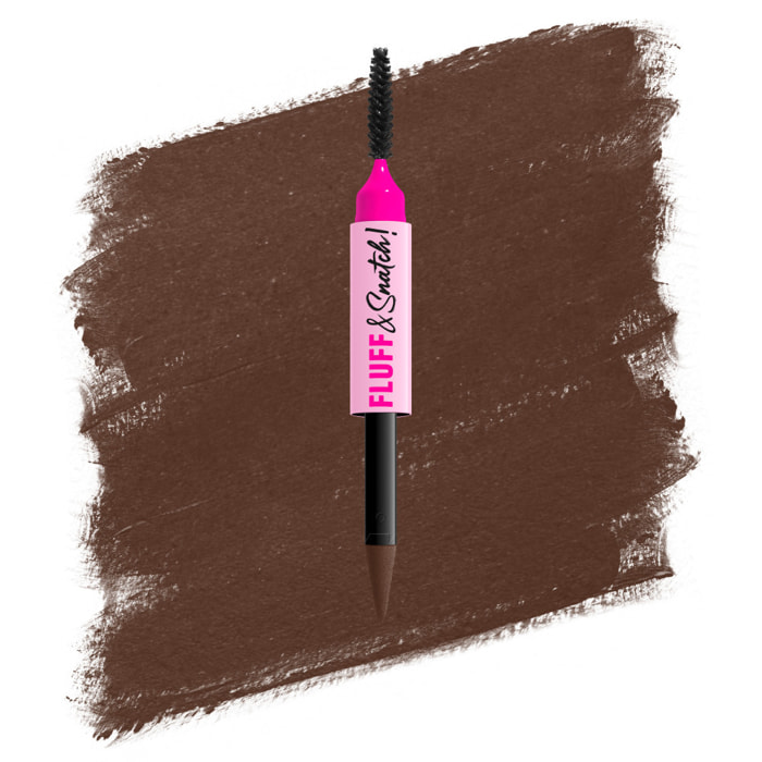 NYX Professional Makeup Fluff & Snatch Crayon Sourcil Précision Effet Poudré BRUNETTE