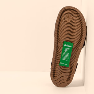 Sandalias N5799 NOBUCK LAVADO BLACK / BALANCE color Black