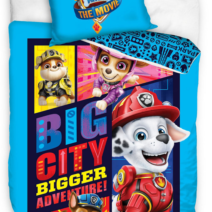 Parure de lit enfant 100% coton - PAT'PATROUILLE