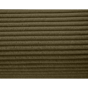 Onyx - lit coffre - 160x200 cm - en velours côtelé - sommier inclus - Vert