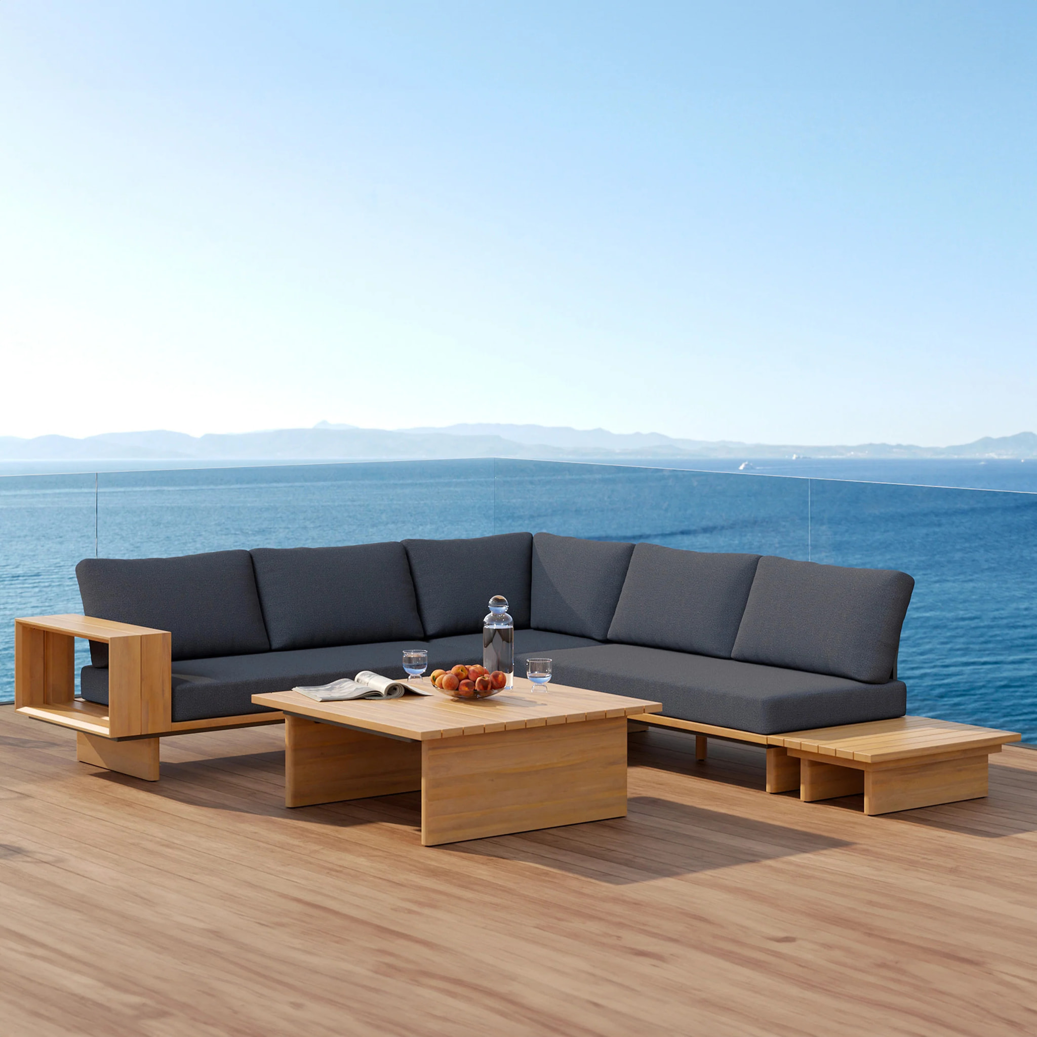 Table basse de jardin en bois d'acacia - Seya