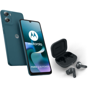 Smartphone MOTOROLA Pack G06 Power 4G 256Go Bleu + Moto Buds Bass