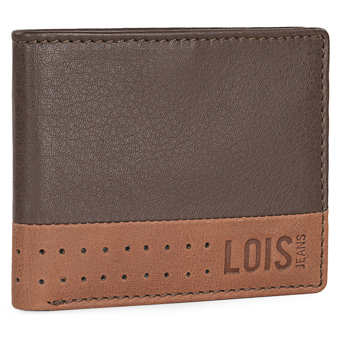 Cartera Hombre Piel Lois Durham Marron-Tan