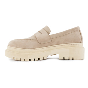 Mocassini Donna colore Beige