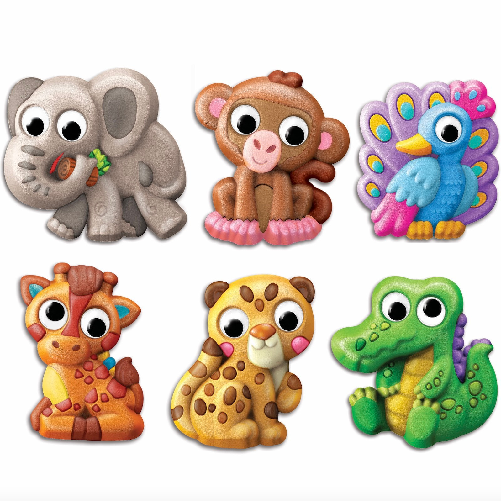 Modella & Dipingi Animali con Occhi Mobili