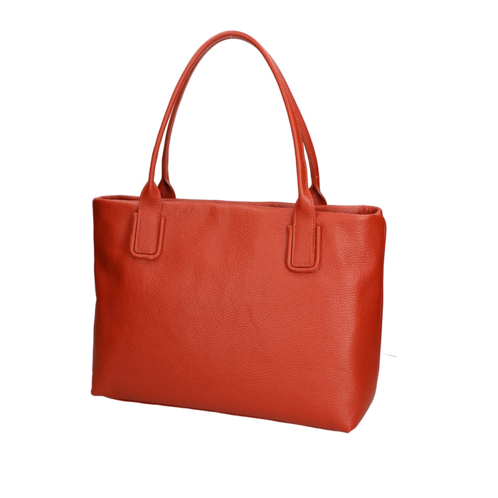 Borsa a spalla da donna - Modello Lorena - Vera pelle - 39.0 x 26.0 x 11.0 cm