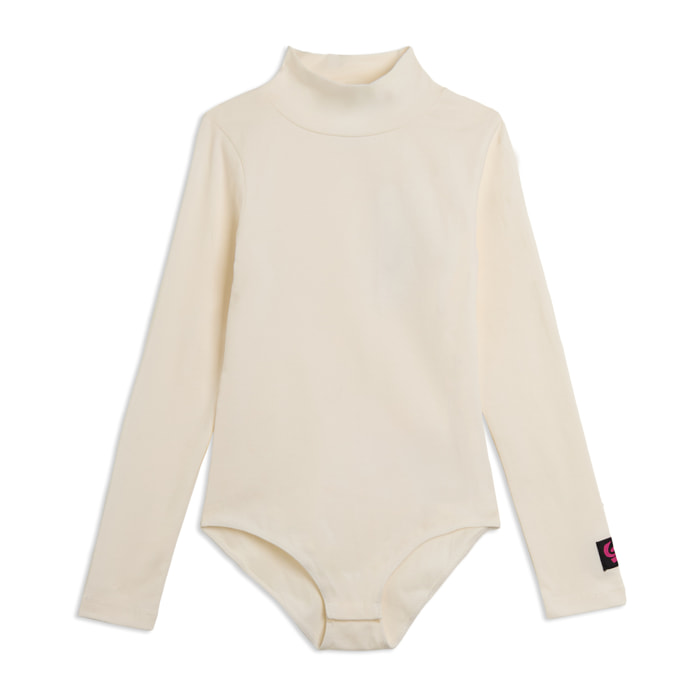 Body Junior a lupetto in cotone stretch