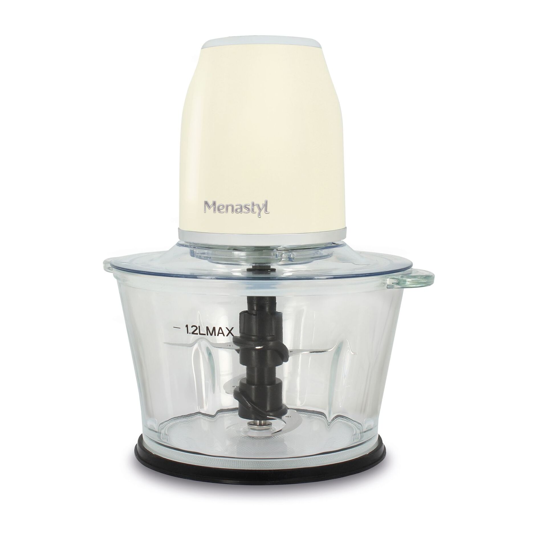 Hachoir électrique 1,2L crème RETRO