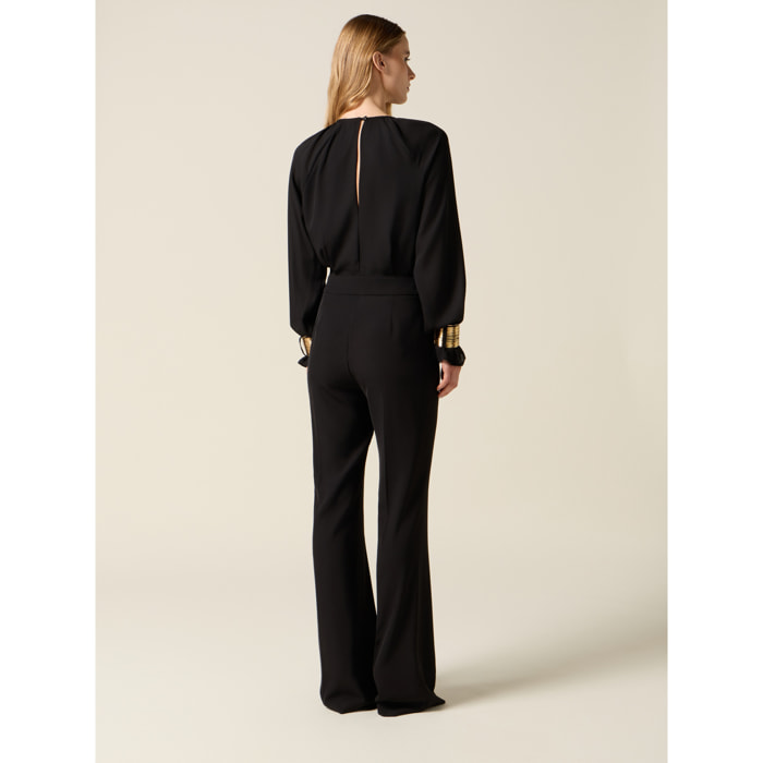 Oltre - Mono con brazaletes dorados - Negro