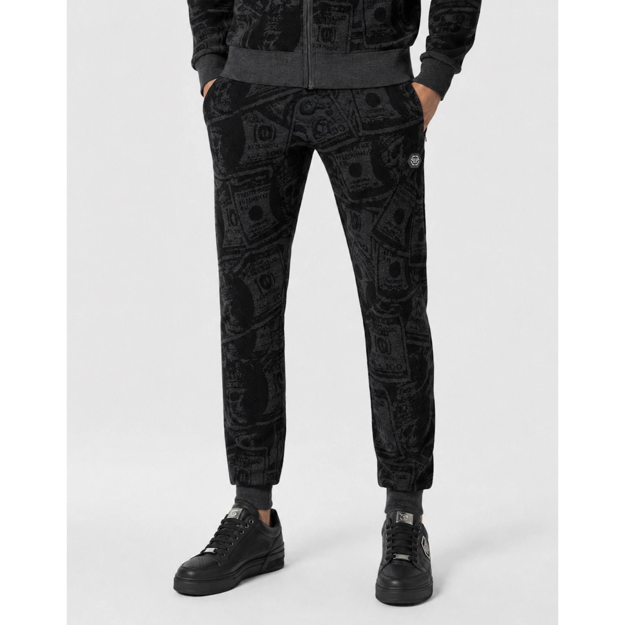 PHILIPP PLEIN Pantalones de chándal de punto