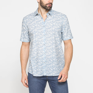 CAMICIA DA UOMO ESTIVA IN FANTASIA STAMPATA