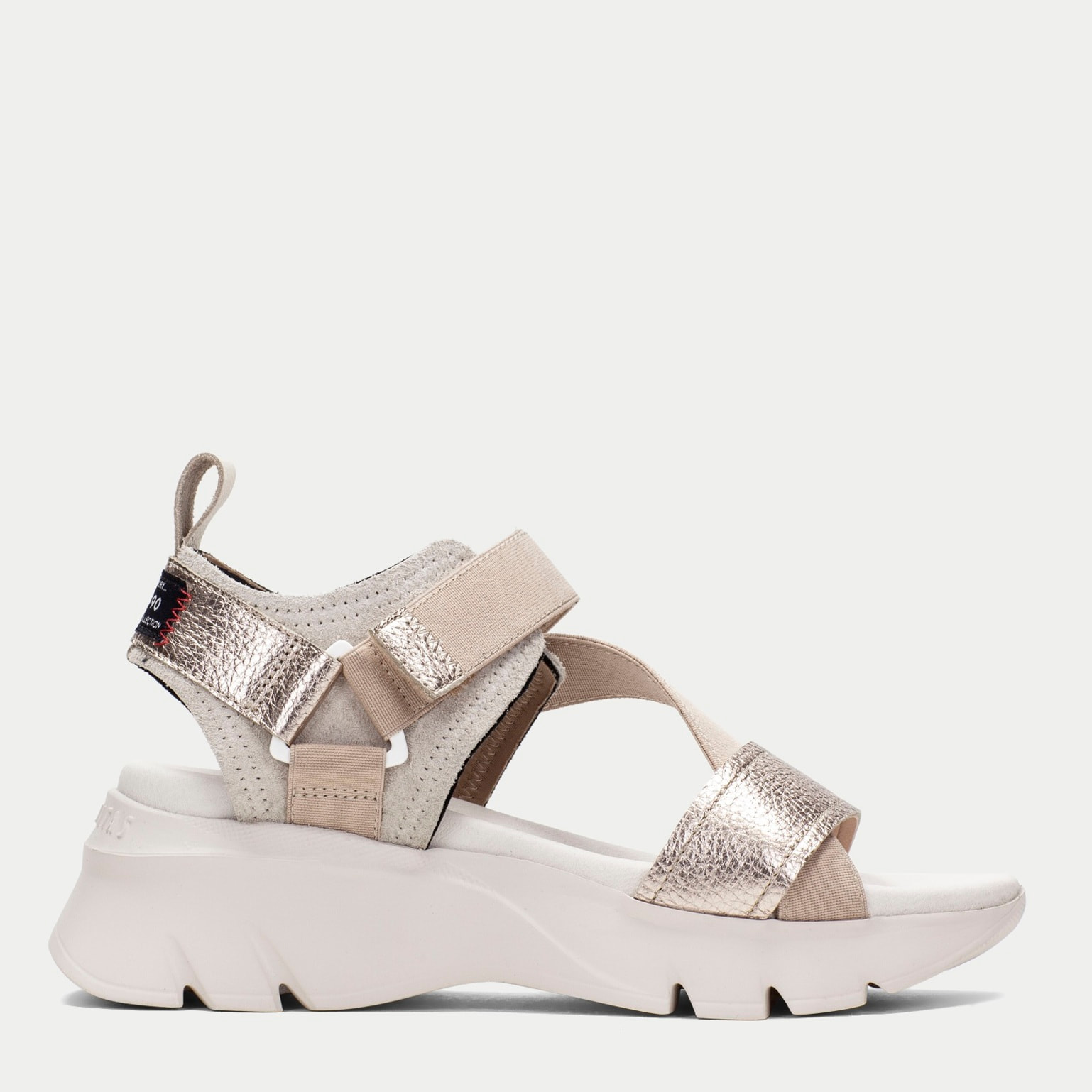 Sandalia Sport Dakar Cava taupe 5,5 cm