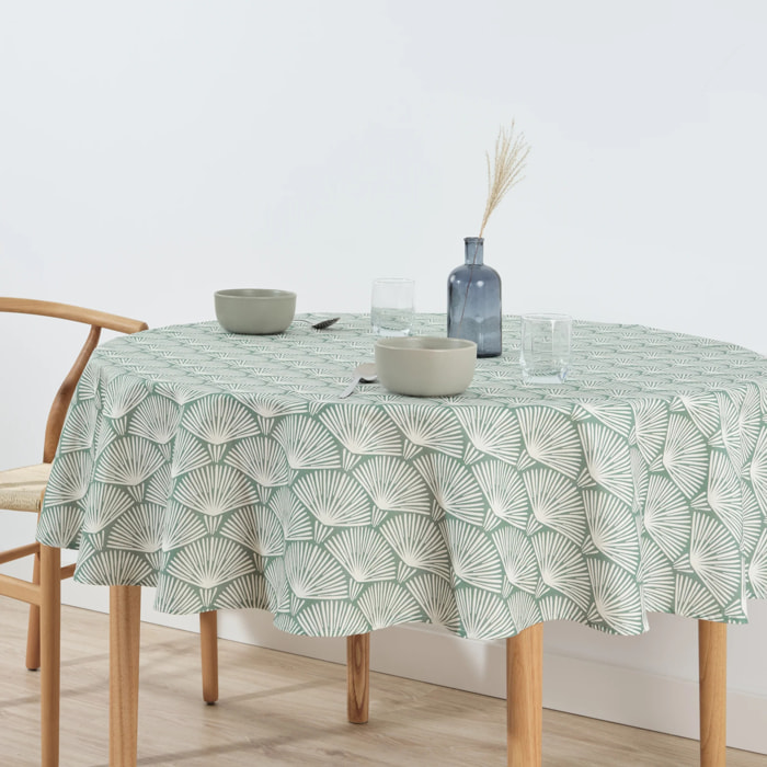 Nappe ronde en résine anti-taches ASENA 4