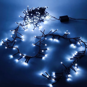 guirnalda con 192 luces led blanco con 8 funciones y temporizador - 1,4 metros
