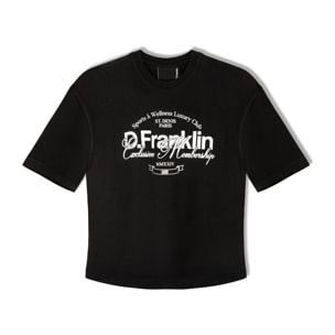 Camiseta de Mujer St.Denis Club Negro / Blanco D.Franklin