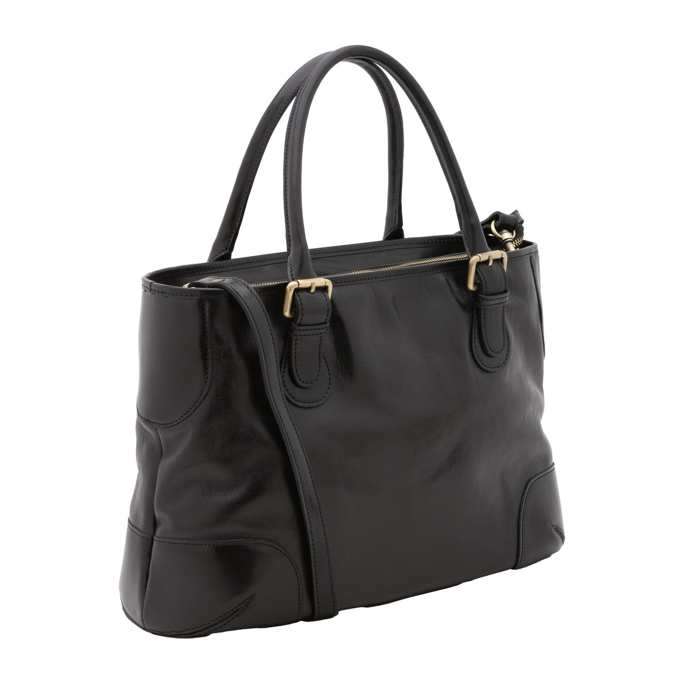 Borsa a tracolla da donna - Modello False - 100% pelle - 28.0 x 43.0 x 16.0 cm