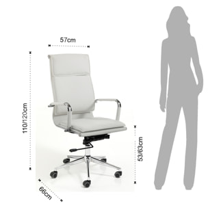 Tomasucci Fauteuil de bureau PREMIER BLANC