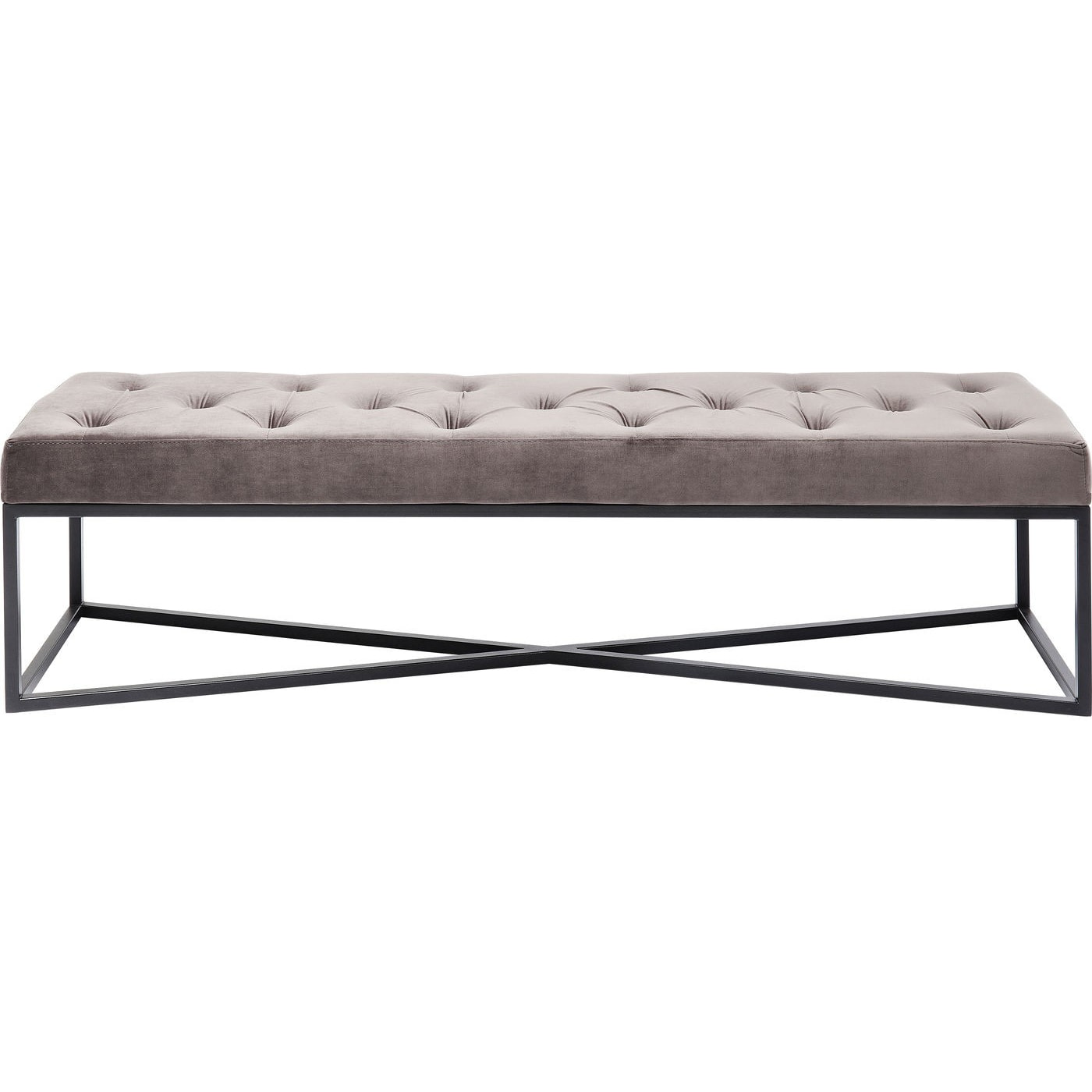 Banc Crossover gris et noir Kare Design