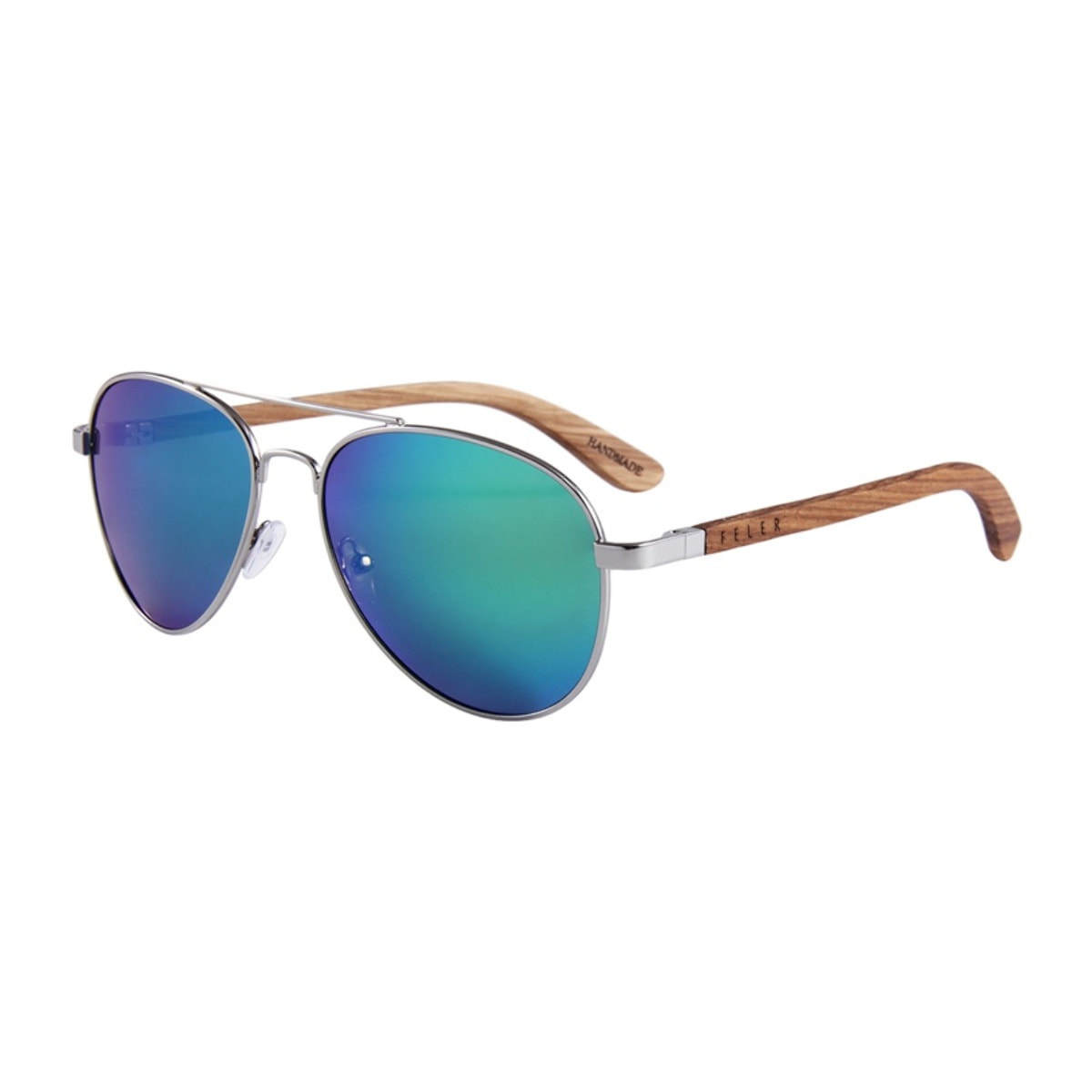 Gafas de Sol Feler 1705M-1 - GREEN Polarizadas de Madera Unisex 54 mm
