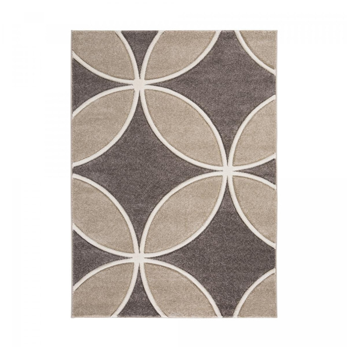 Tapis salon et chambre tissé motif floral LOFO