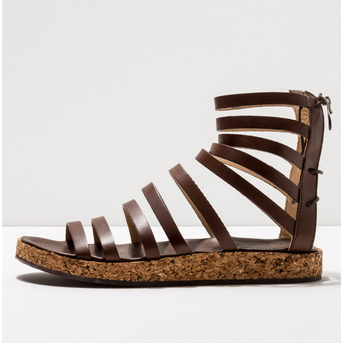 Sandalias S3211 RESTORED SKIN BROWN / TARDANA color Brown