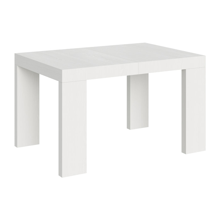 Table extensible 90x140/400 cm Roxell Frêne Blanc