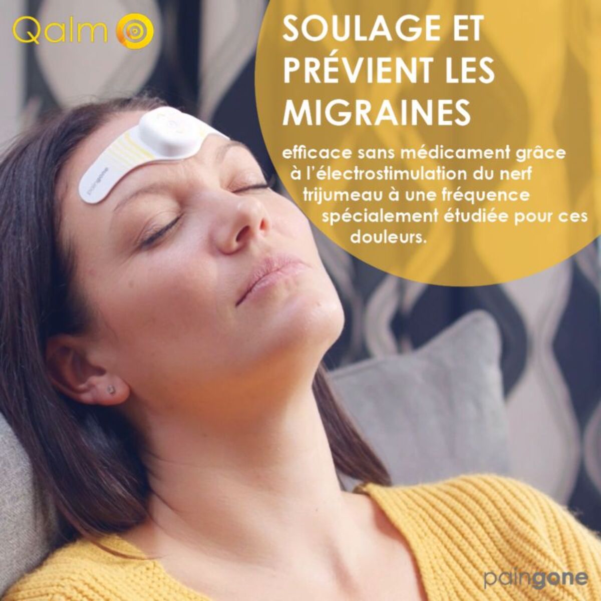 Anti douleur PAINGONE QALM migraine