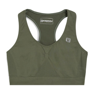 Reggiseno sportivo seamless dal sostegno medio