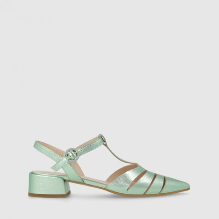 ZAPATOS PLANOS VERDES AMELO