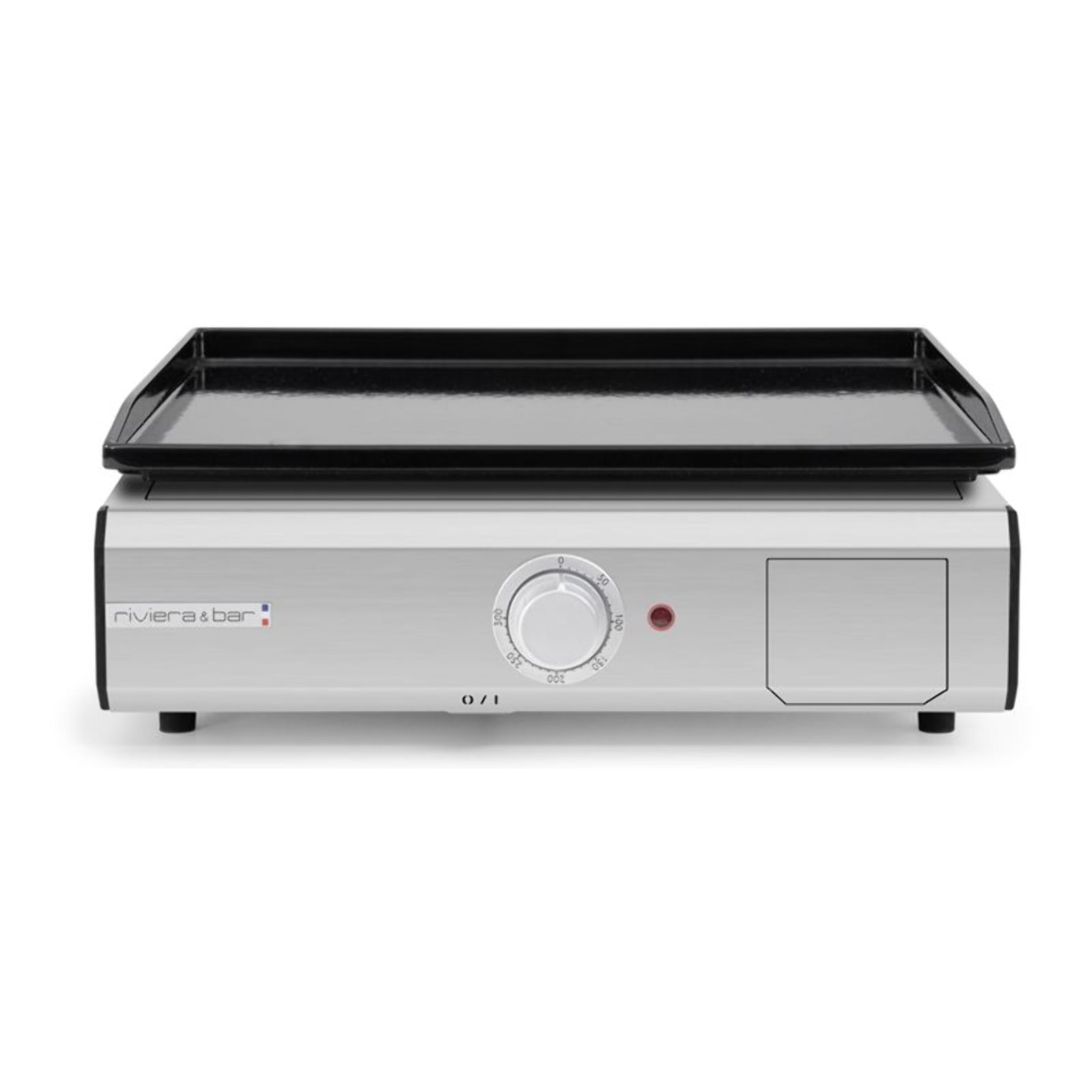 Plancha électrique RIVIERA ET BAR QPL1045 émaillée à poser, 45x35 cm