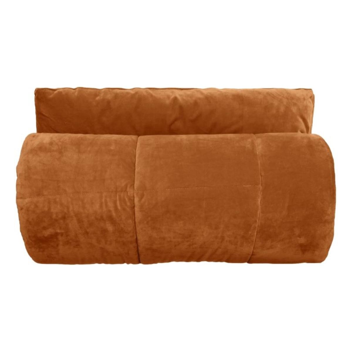 Couvre lit velours matelassé ''Moki'' toutes dimensions Vent du sud - Moki Camel