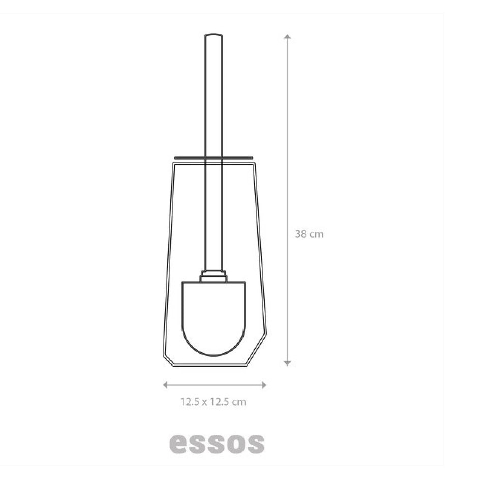 Brosse Wc Céramique ESSOS Coffee matt Elements by Spirella