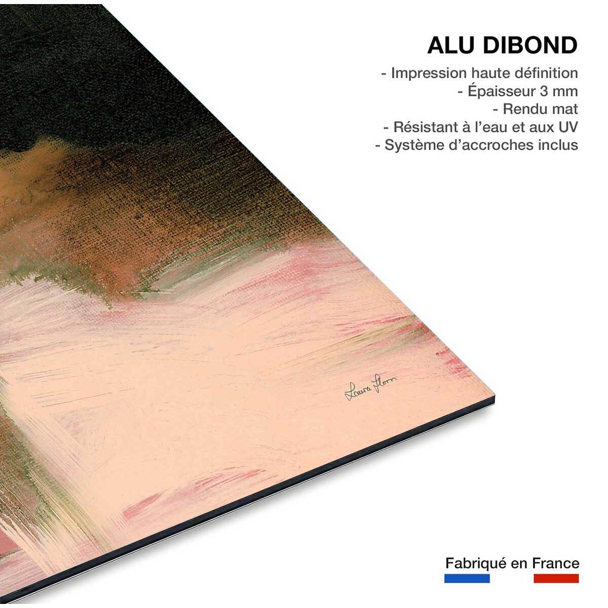 Tableau Texture brossée Tableau alu Dibond