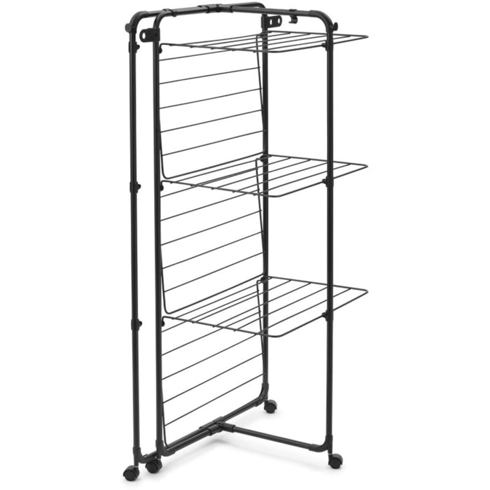 Etendoir à linge BRABANTIA Tour Hang on 23M Noir