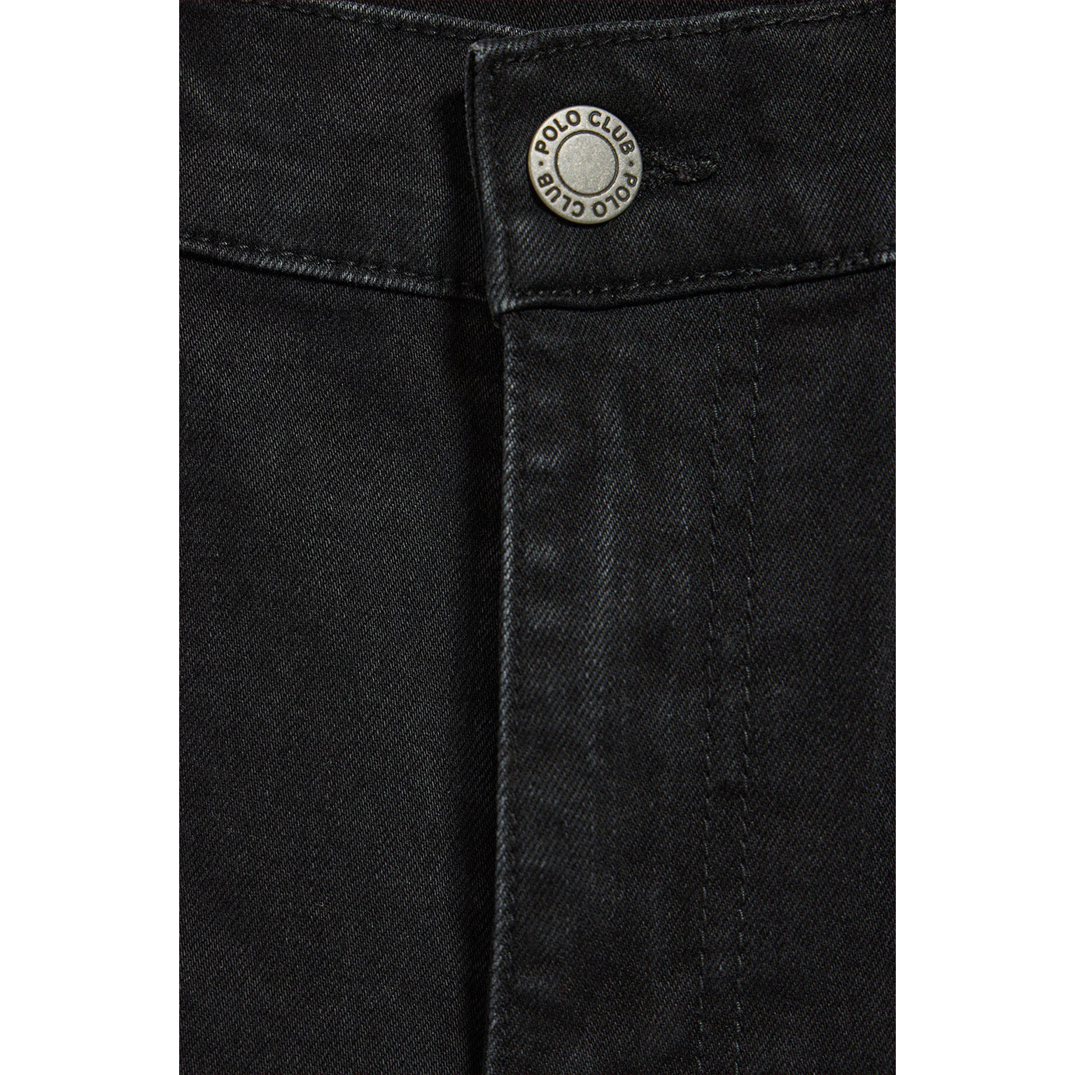 Pantalón vaquero Telma negro con detalles Polo Club