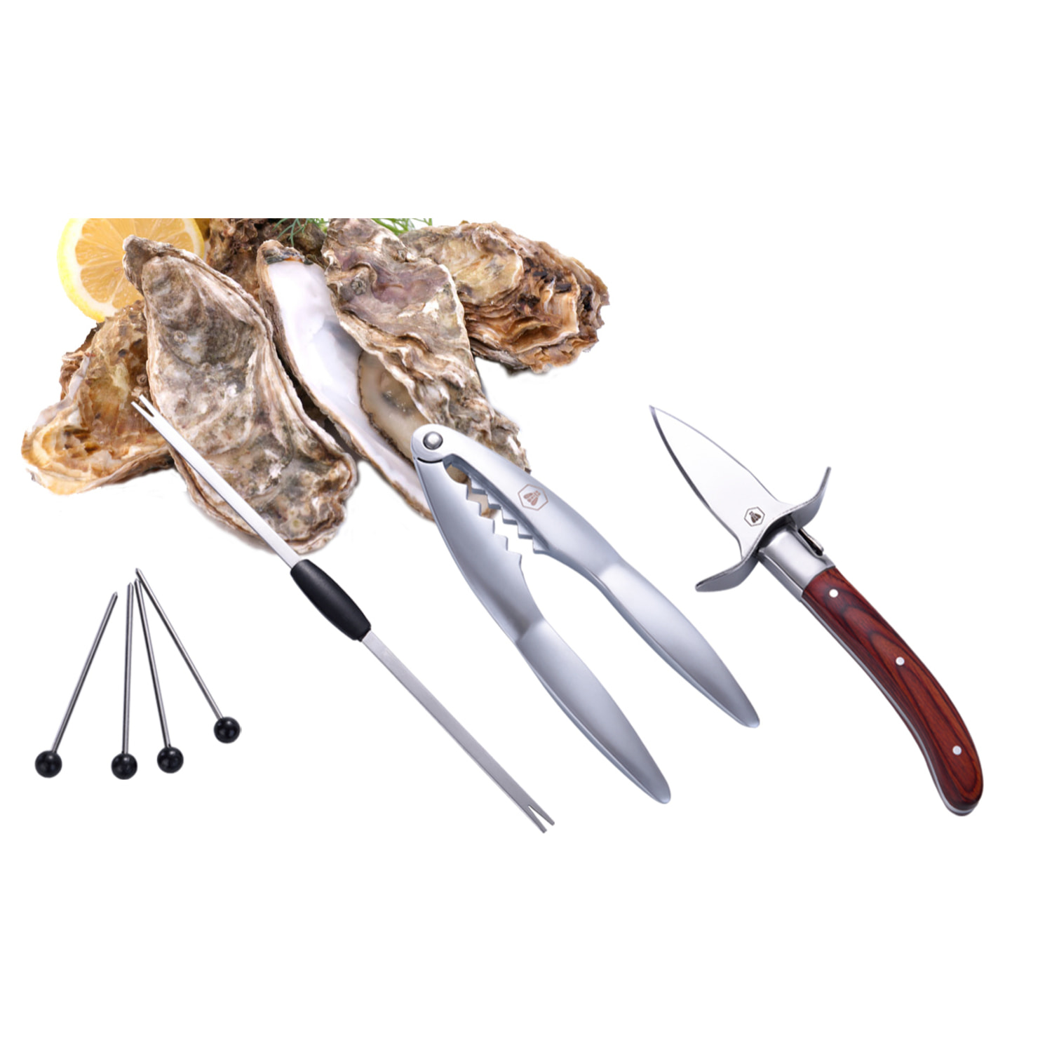 Lot de 7 ustensiles de fruits de mer