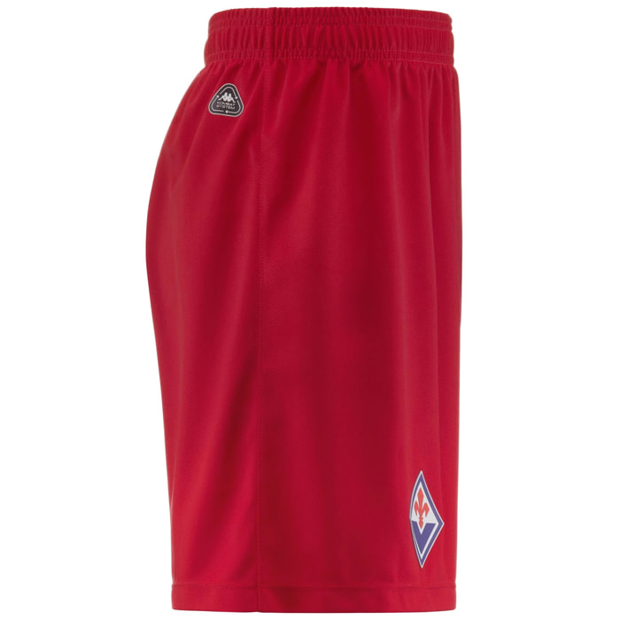 Pantaloni Corti Kappa Bambino Kombat Ryder Fiorentina Rosso