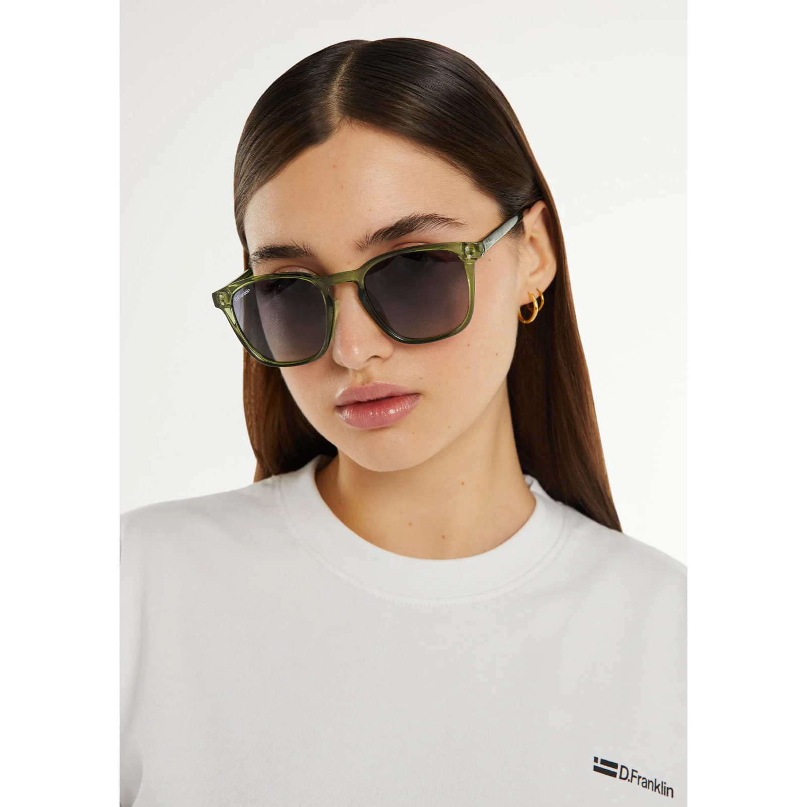 Gafas de Sol Ultra Light SQ High Crystal Green / Smoke D.Franklin