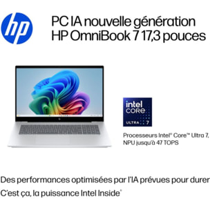 Ordinateur portable HP OmniBook 7 17-dc0003nf Copilot+PC