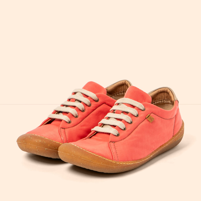 Zapatos N5767A WASHED NYLON CORAL/PAWIKAN color Coral