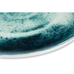 Set 6 piatti piani Excelsa – Atena, Ceramica Blu